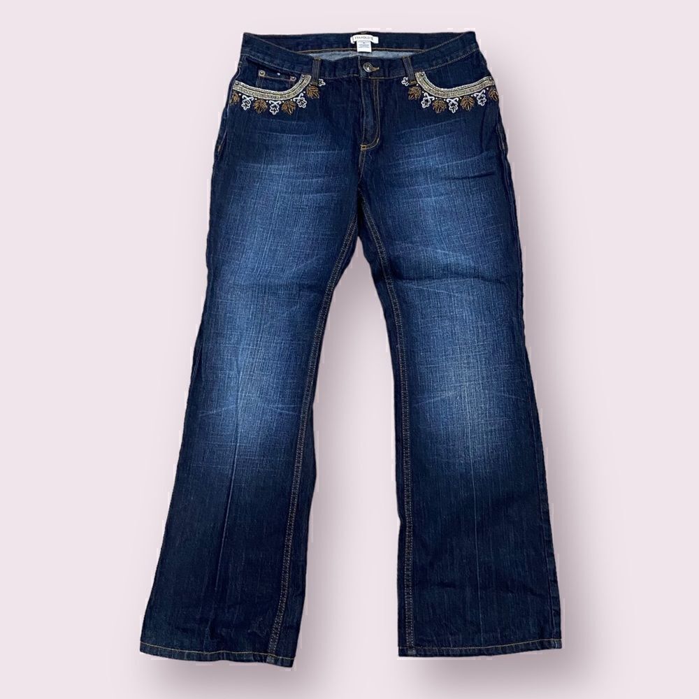Harolds Women Jeans Size 8 Dark Denim - Picture 2 of 7